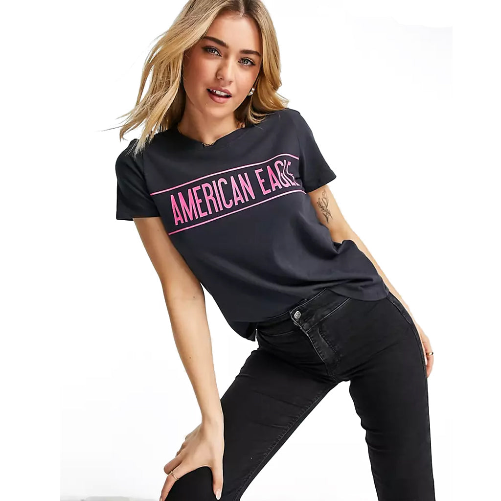 American Eagle Print Logo T-Shirt