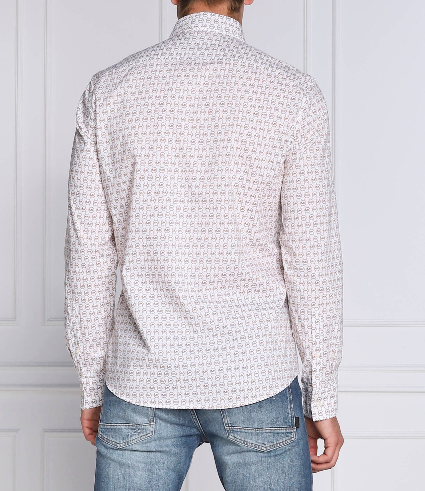 MK L/S ALL OVER LOGO SHIRT