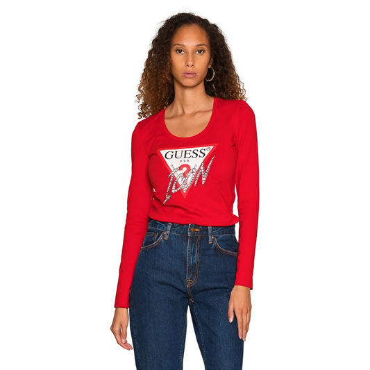 Guess Icon Long Sleeve T-Shirt