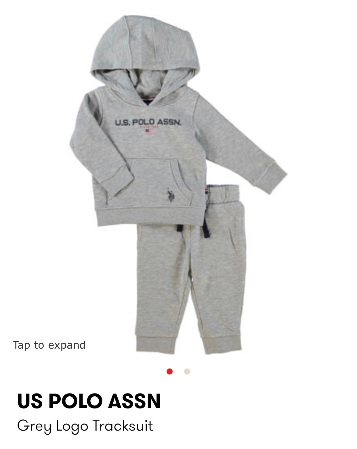 US POLO HOODIE SET KIDS