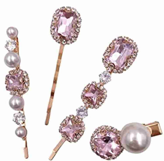 SHEIN METAL CRYSTAL HAIR CLIP
