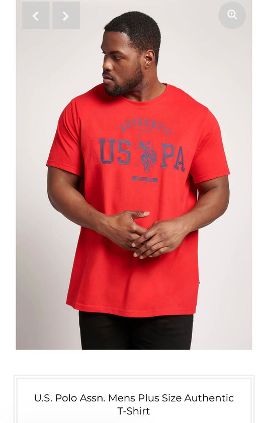 US POLO PLUS SIZE AUTHENTIC T-SHIRT