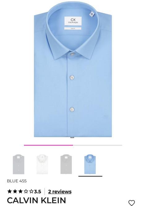 CK PLY POPLIN STRETCH SLIM FIT SHIRT