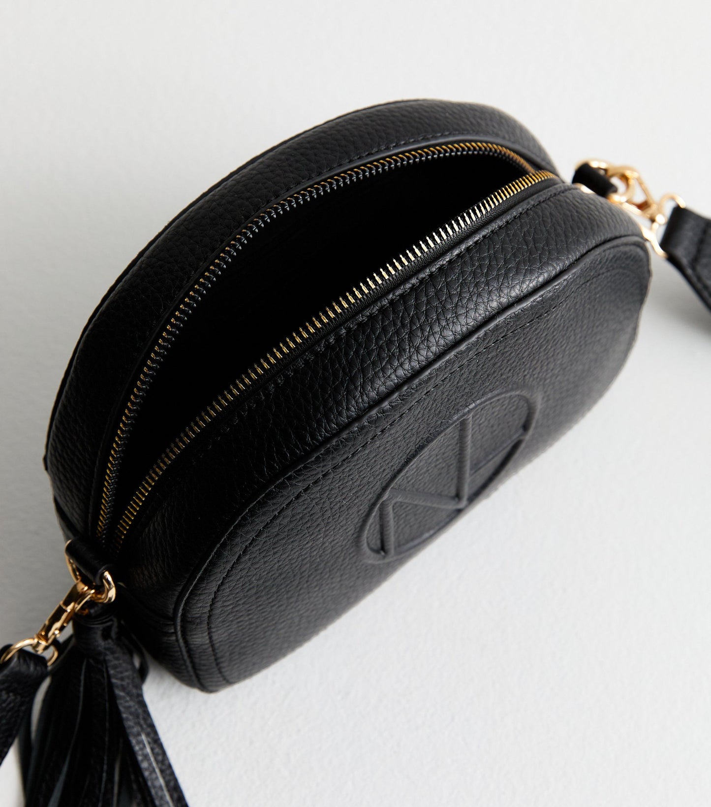 NEW LOOK LOGO HALF MOON CROSS BODY BAG
