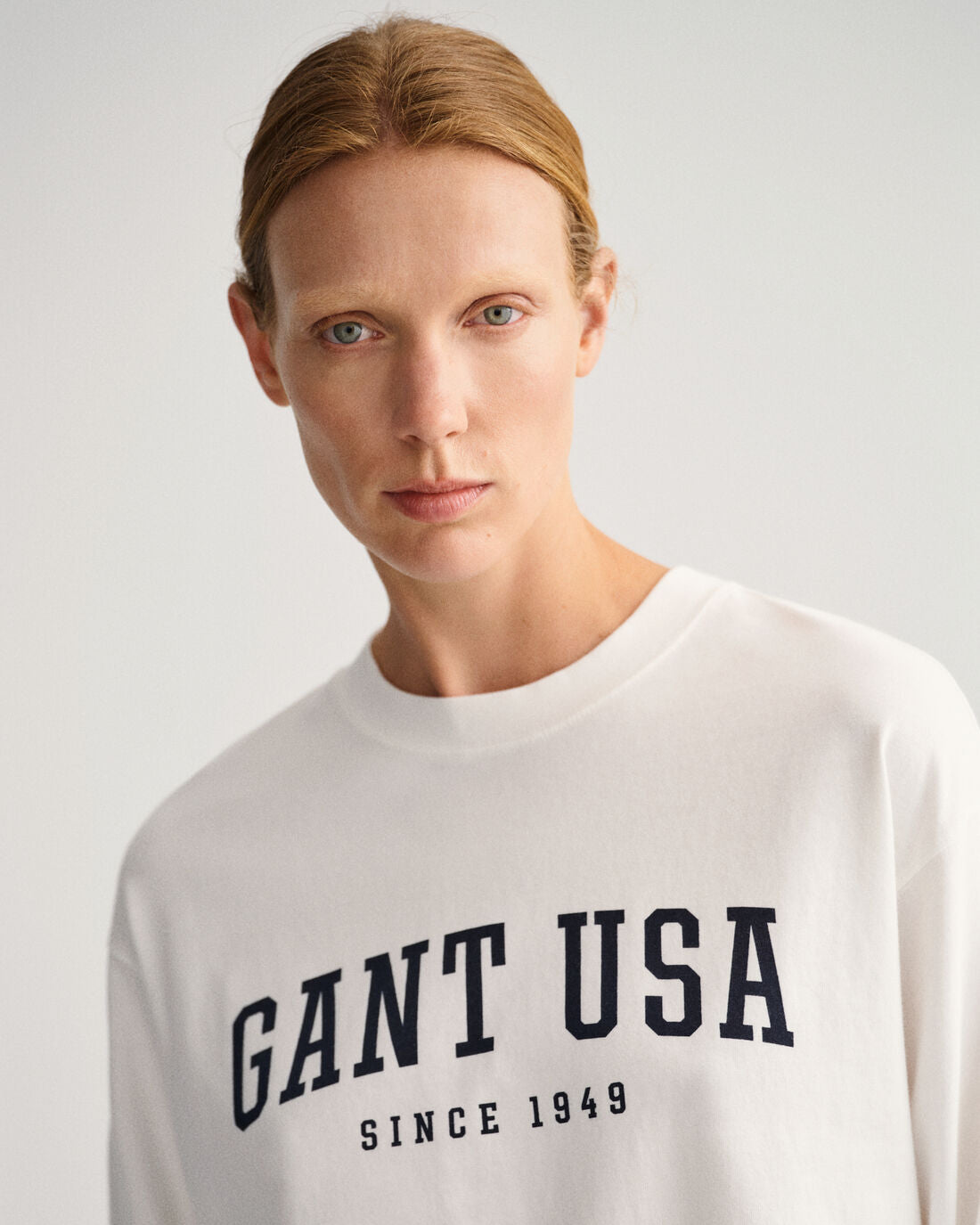 GANT LONG SLEEVE ROUND T-SHIRT