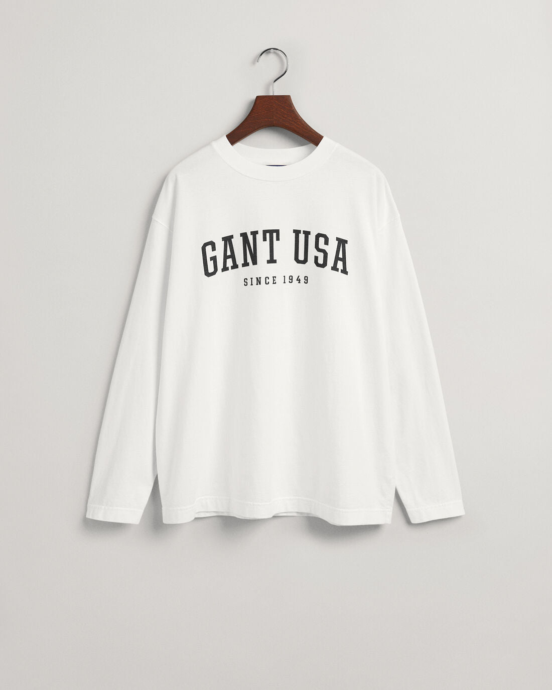 GANT LONG SLEEVE ROUND T-SHIRT