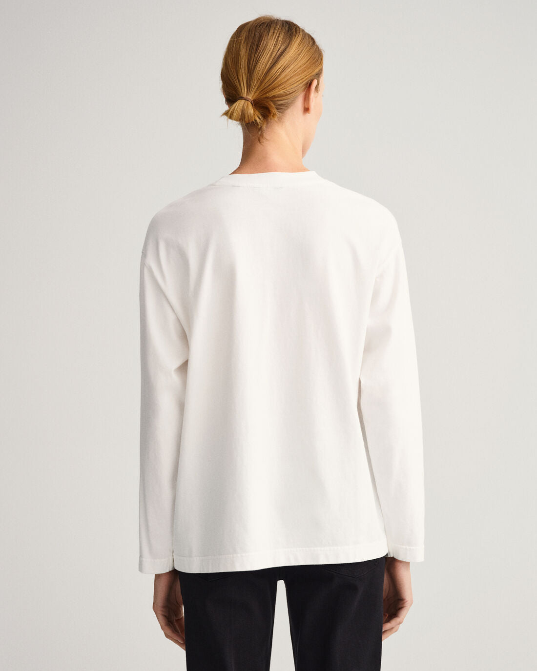 GANT LONG SLEEVE ROUND T-SHIRT