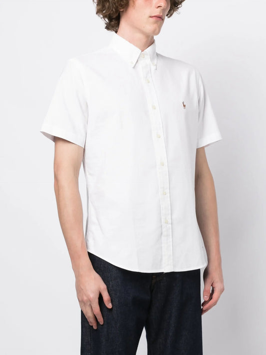 RL SHORT SLEEVE OXFORD BUTTON DOWN SHIRT