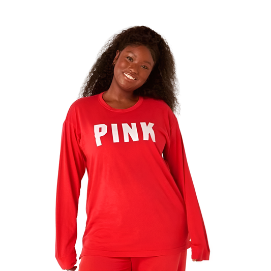 Pink Long Sleeved T-shirt