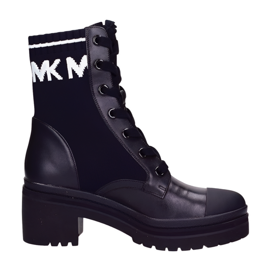 Mk Brea Leather And Logo Boot