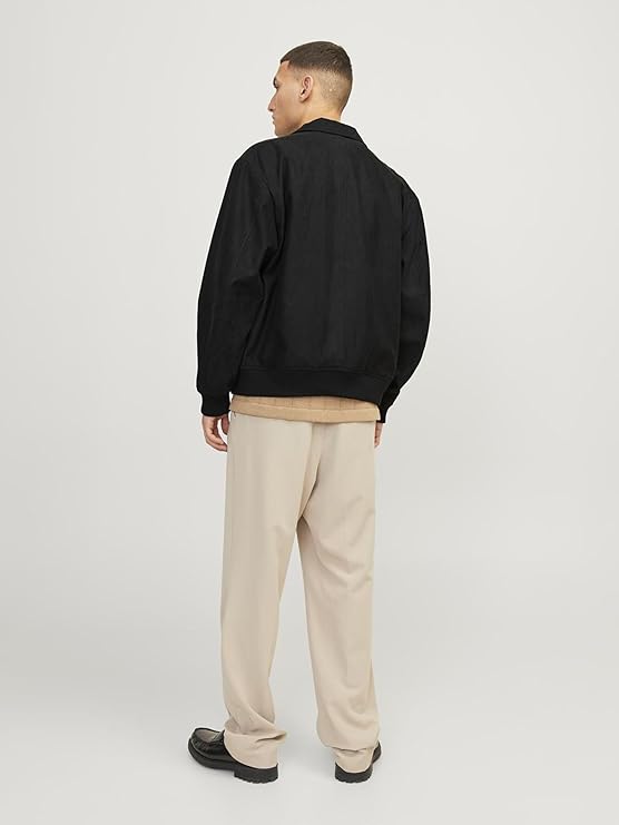 JACK&JONES FAUX SUEDE BOMBER JACKET