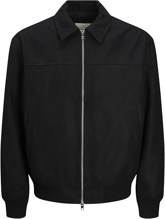 JACK&JONES FAUX SUEDE BOMBER JACKET