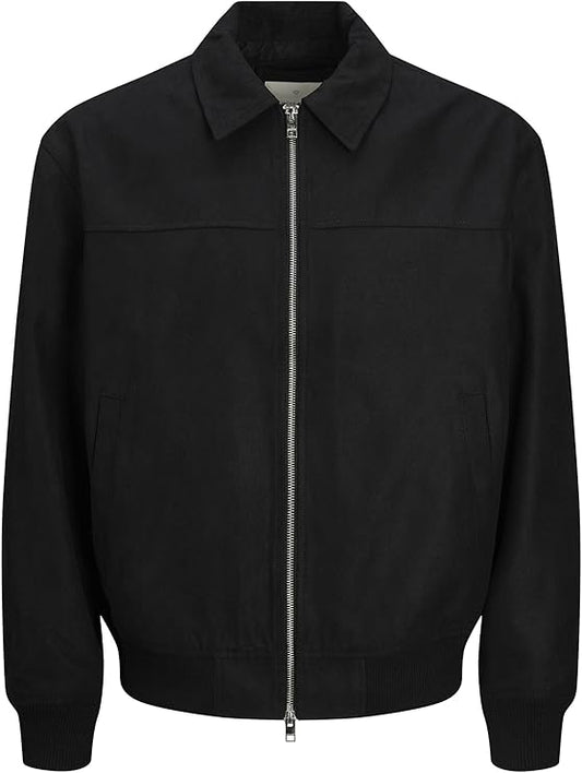 JACK&JONES FAUX SUEDE BOMBER JACKET