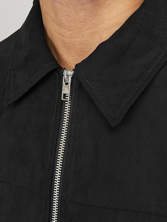 JACK&JONES FAUX SUEDE BOMBER JACKET