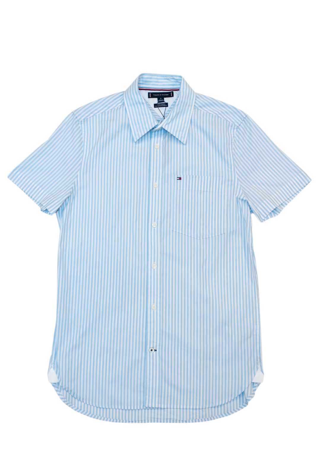 Tommy Hilfiger SHORT SLEEVE STRIPE SHIRT