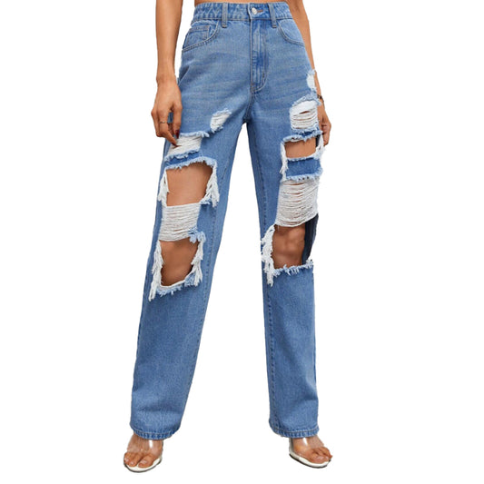 Hollister Boy Friend Cutting Jeans