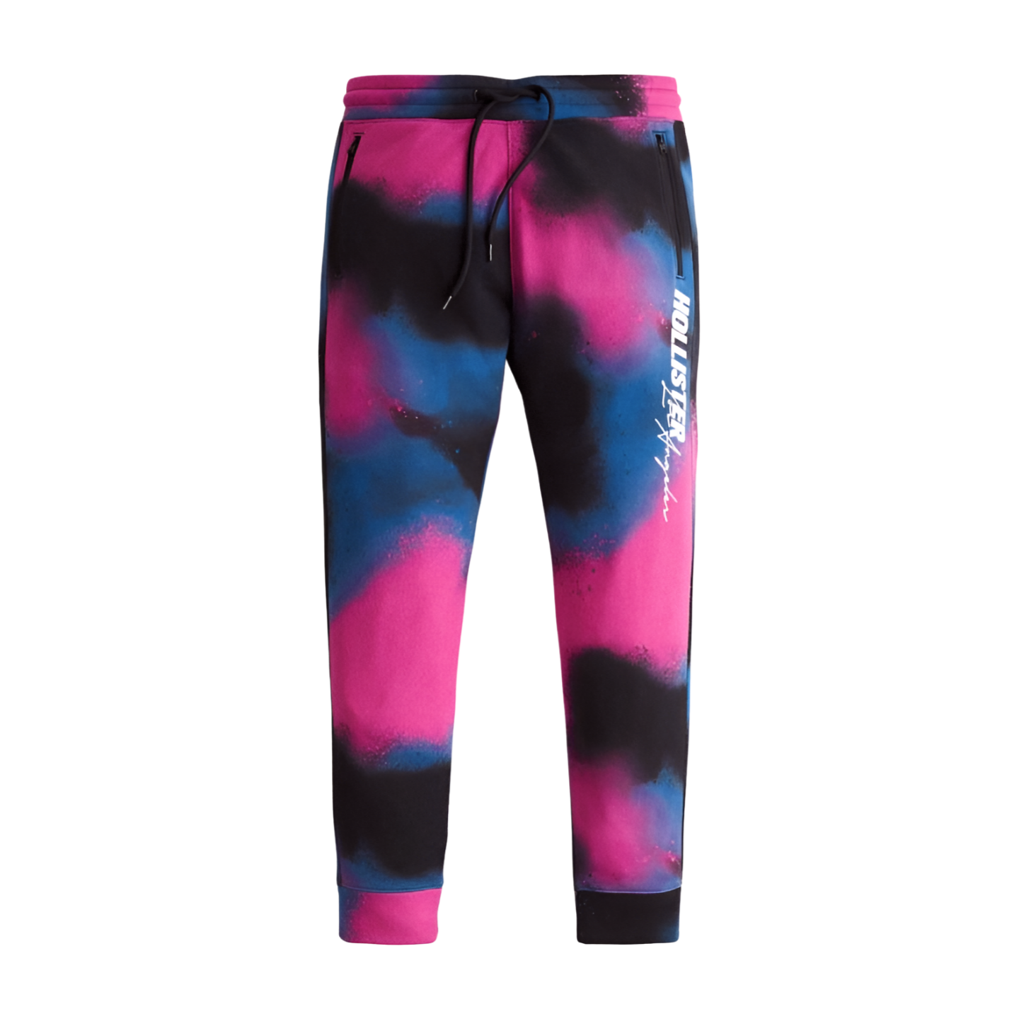 Hollister Print Logo Fleece Jogger