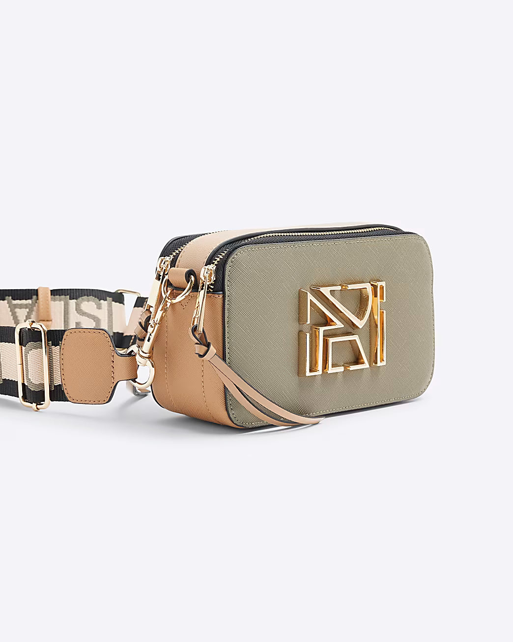 RI FAUX LEATHER CROSS BODY BAG