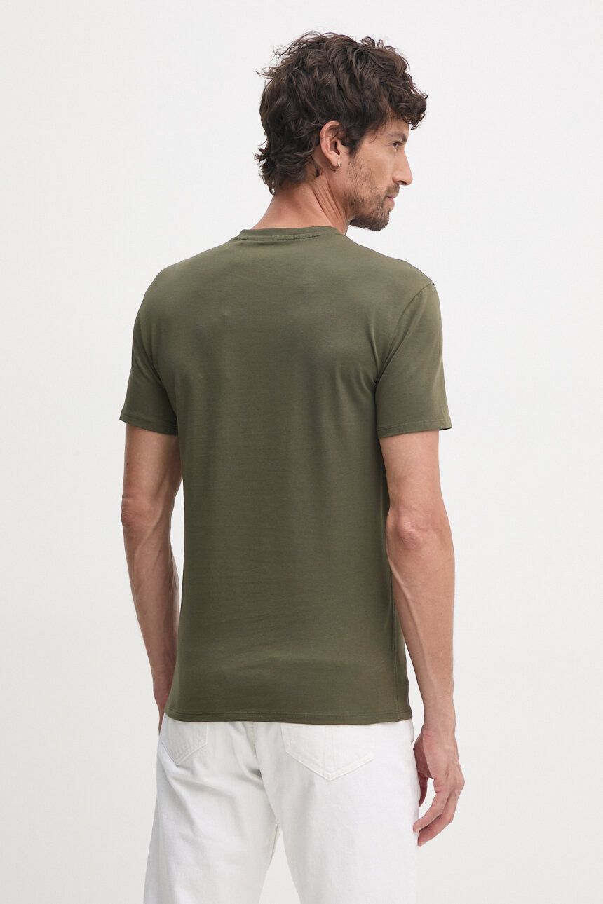 GUESS LOGO V-NECK T-SHIRT