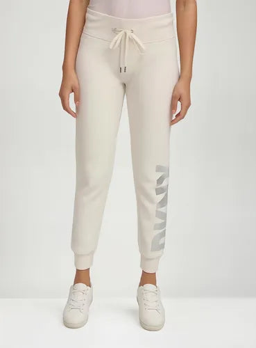 DKNY SPORT METALLIC LOGO JOGGER
