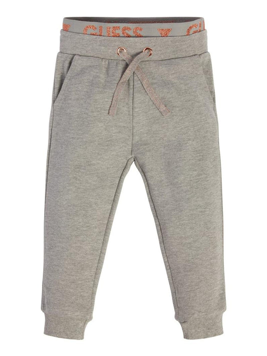 GUESS KIDS GLITTER WAIST SWEATPANTS