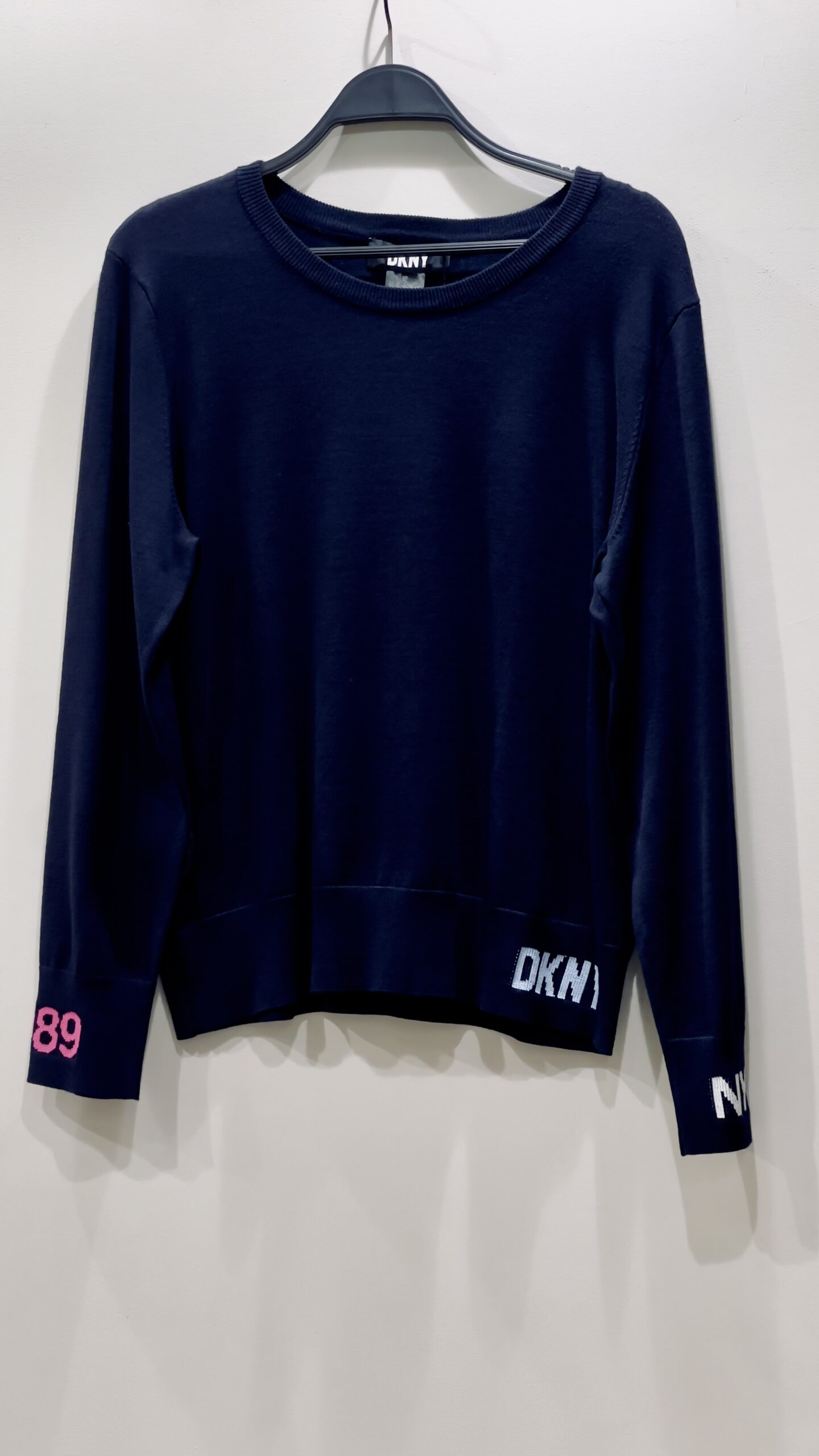 DKNY BRANDED CUFF JUMPER