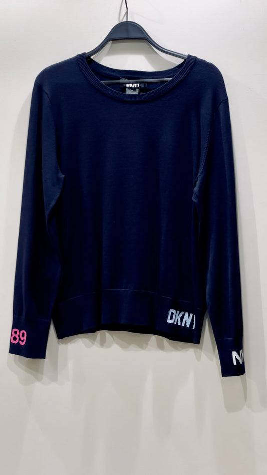 DKNY BRANDED CUFF JUMPER
