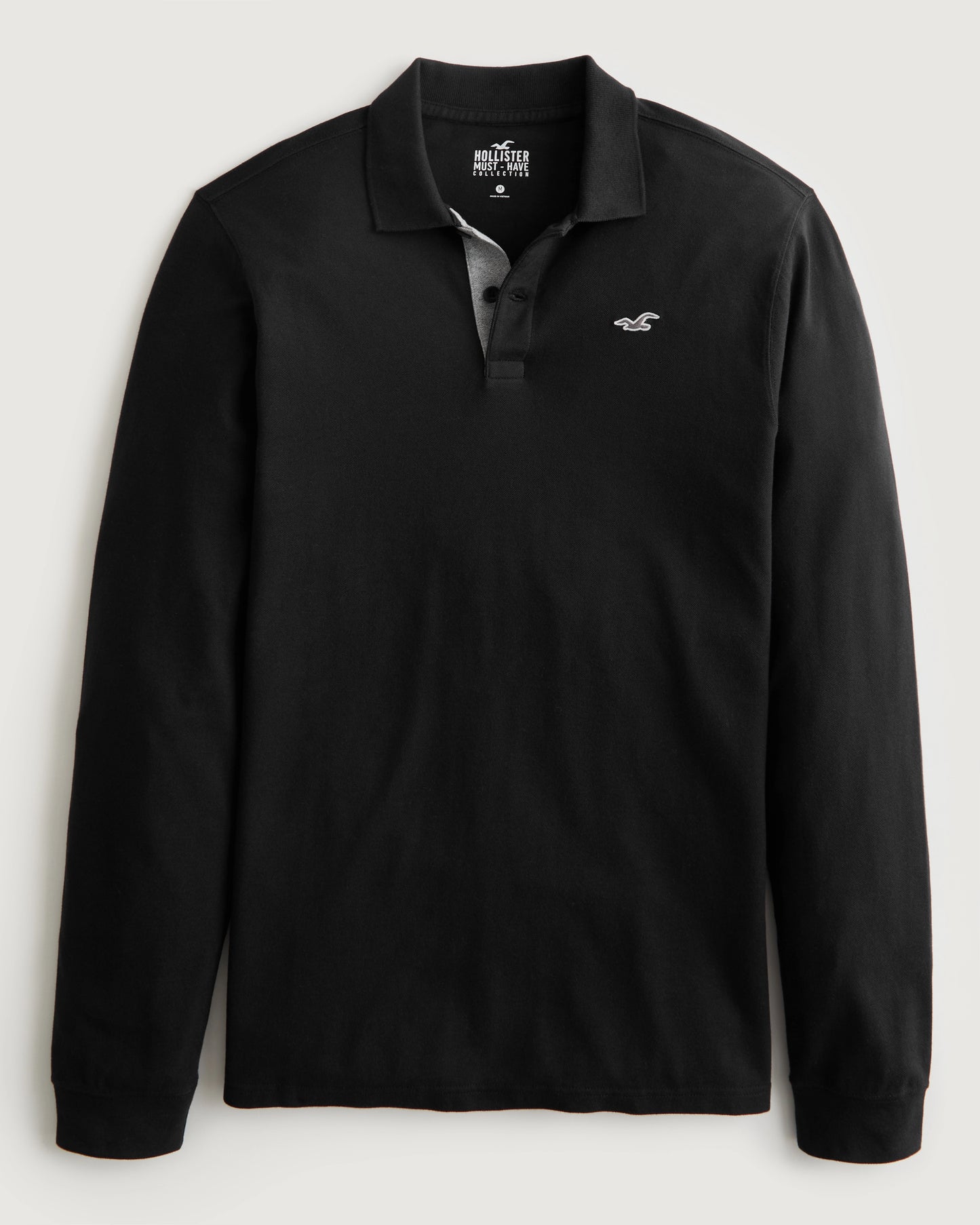HOLLISTER L/S PIQUE POLO TST