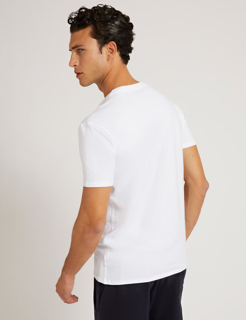 GUESS LOGO V-NECK T-SHIRT
