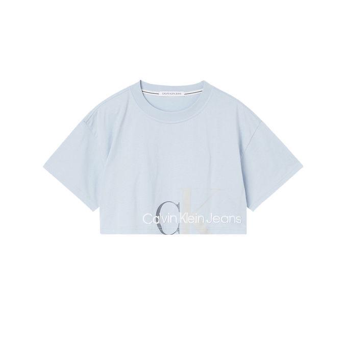 CK Jeans Silver Label Crop Top T-Shirt