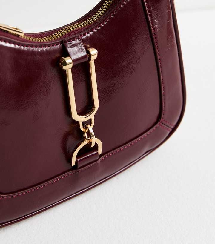 NEW LOOK PANELLED FAUX LEATHER CROSS BODY BAG