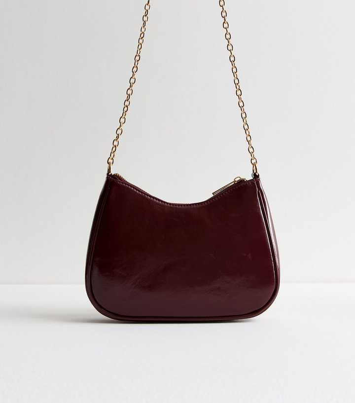 NEW LOOK PANELLED FAUX LEATHER CROSS BODY BAG