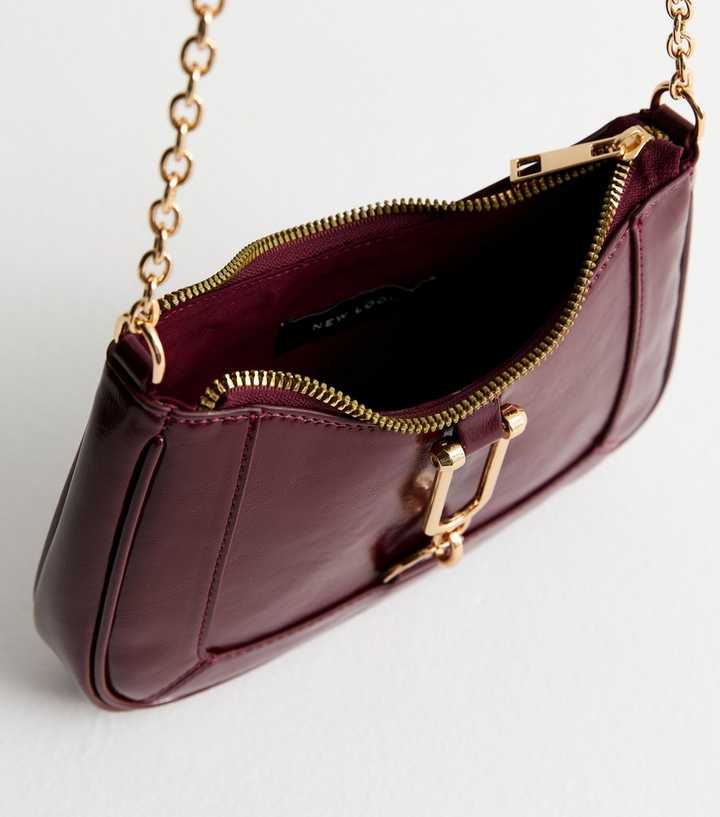 NEW LOOK PANELLED FAUX LEATHER CROSS BODY BAG