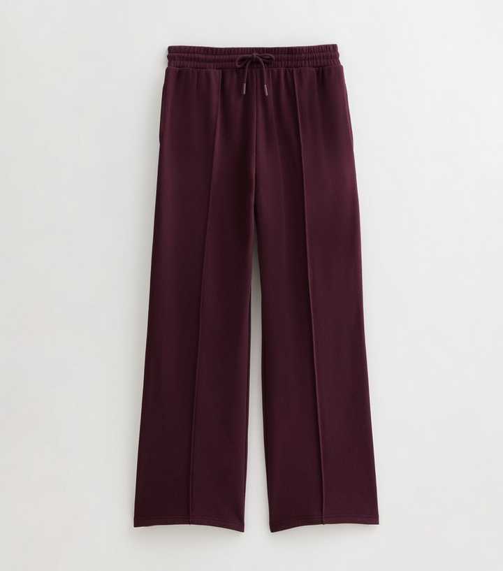 NEW LOOK PINTUCK WIDE LEG DRAWSTING JOGGERS