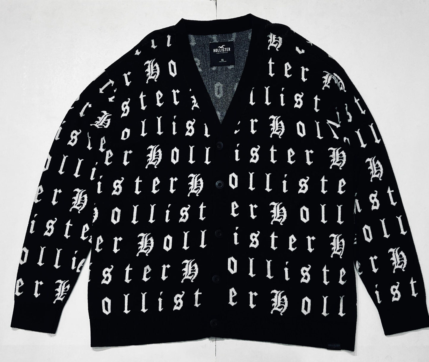 HOLLISTER PRINT CARDIGAN