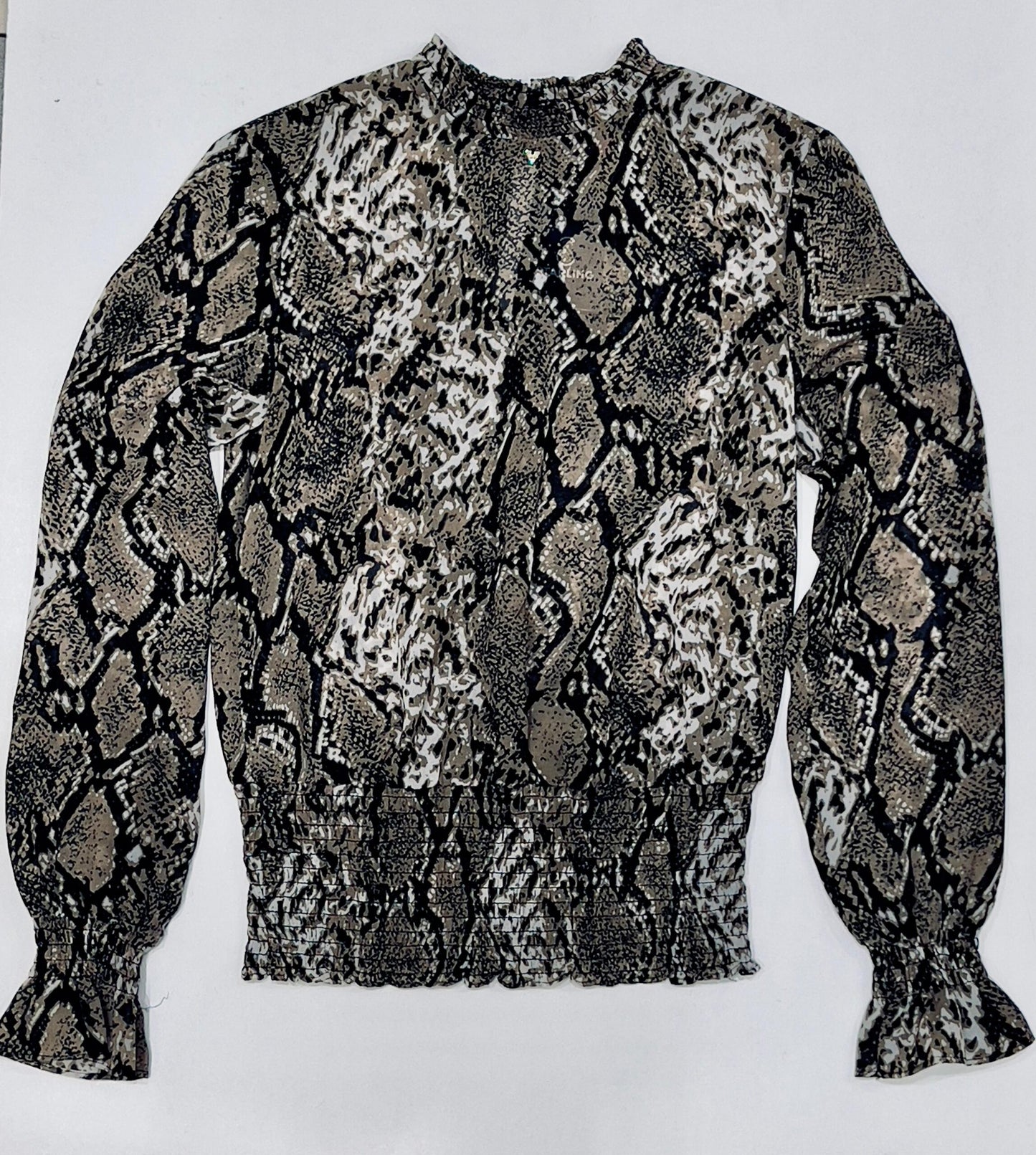 GUESS BLOUSE SHIFON SNAKS
