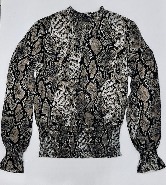 GUESS BLOUSE SHIFON SNAKS