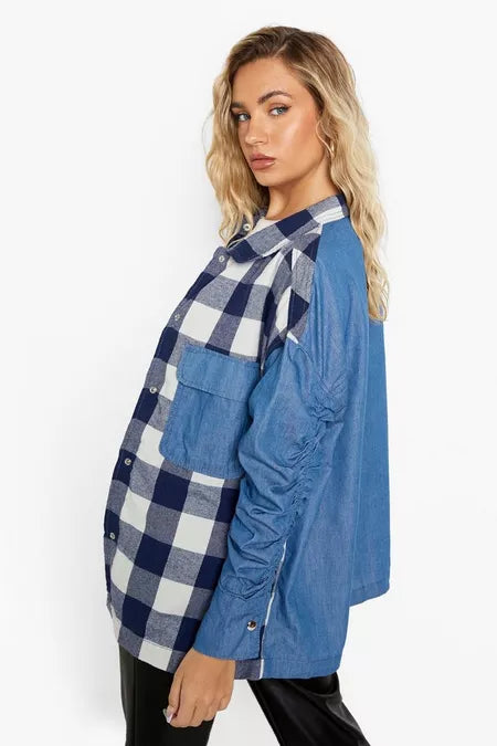 BOOHOO MATERNITY SHIRT
