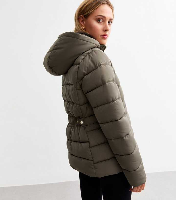 NEW LOOK TALL HOODED PUFFER JACKET