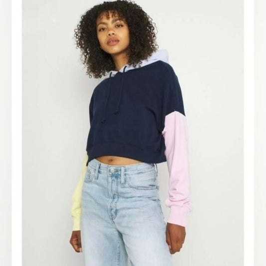 HOLLISTER MUL/COL SHORT HOODIE