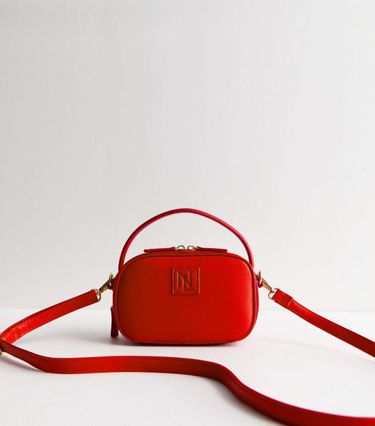 NEW LOOK DOUBLE POCKET CAMERA CROSS BODY BAG
