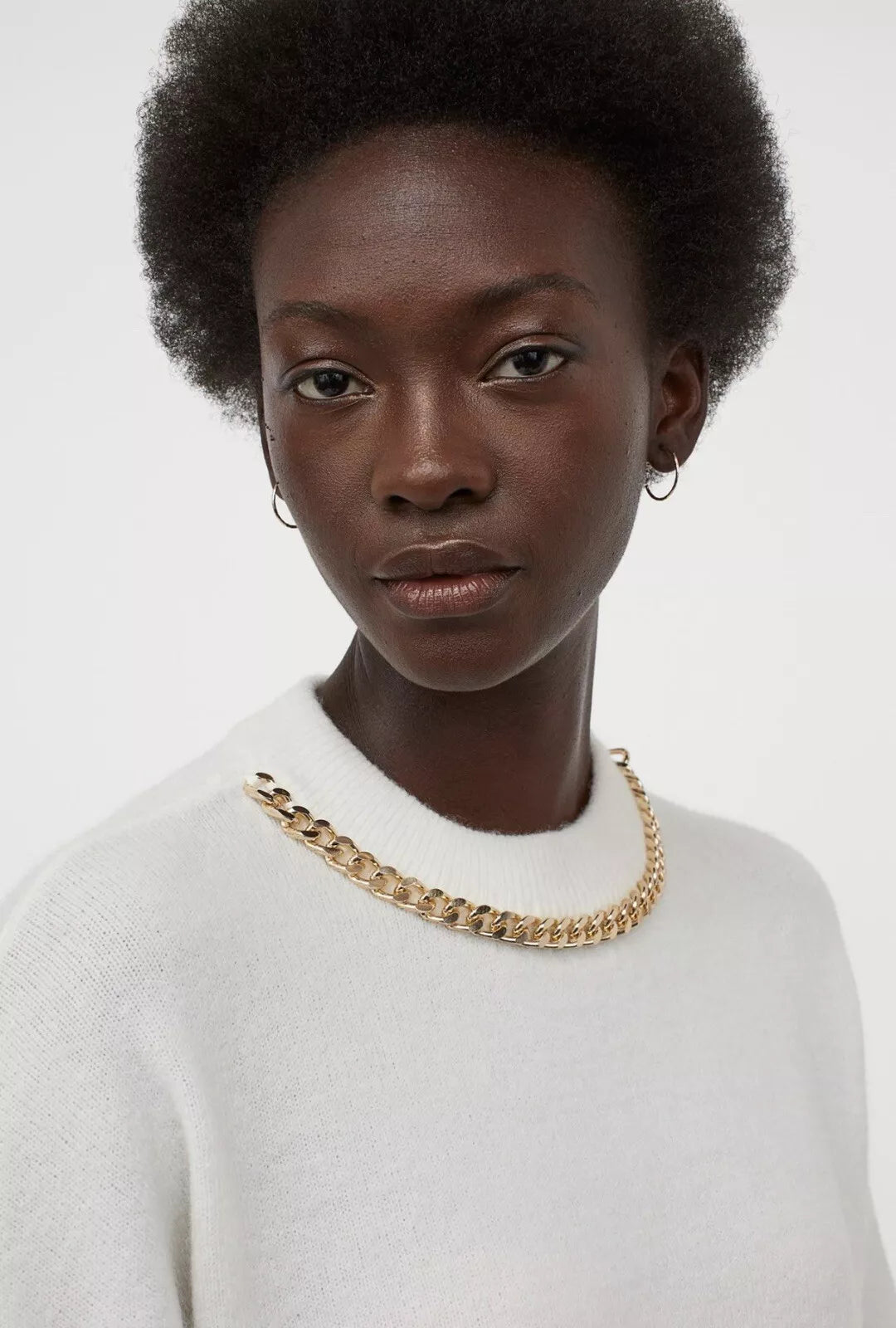 H&M WOOL CHAIN JUMPER
