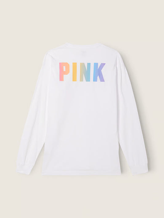 PINK LONG SLEEVE T-SHIRT