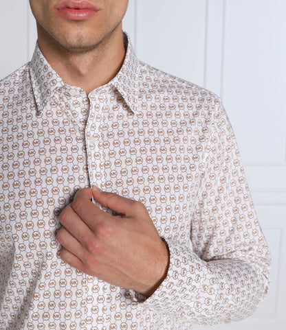 MK L/S ALL OVER LOGO SHIRT