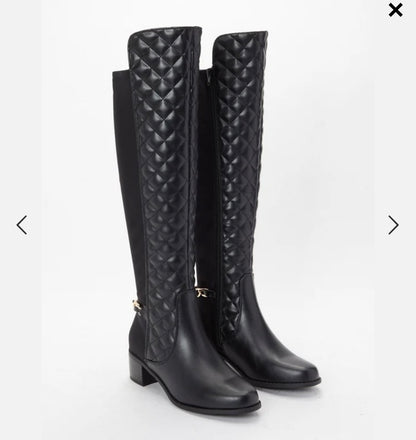 Justfab Argo Quitled Riding Boot