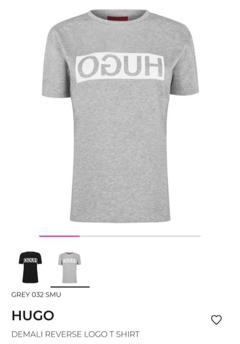 HUGO DEMALI REVER PRINT LOGO T-SHIRT