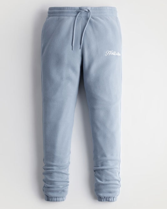 HOLLISTER STACKED FLEECE JOGGERS