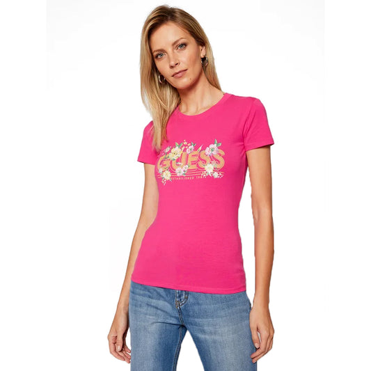 Guess Print Flower T-Shirt