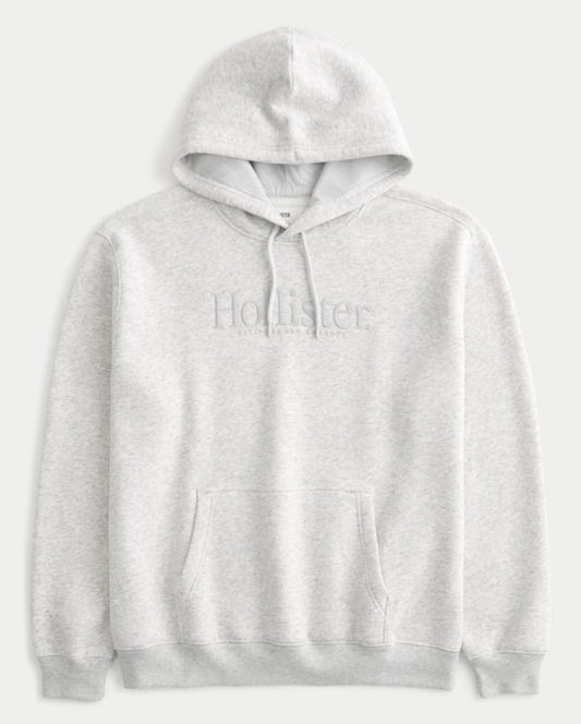 HOLLISTER RELAXED LOGO GRAPHIC HOODIE