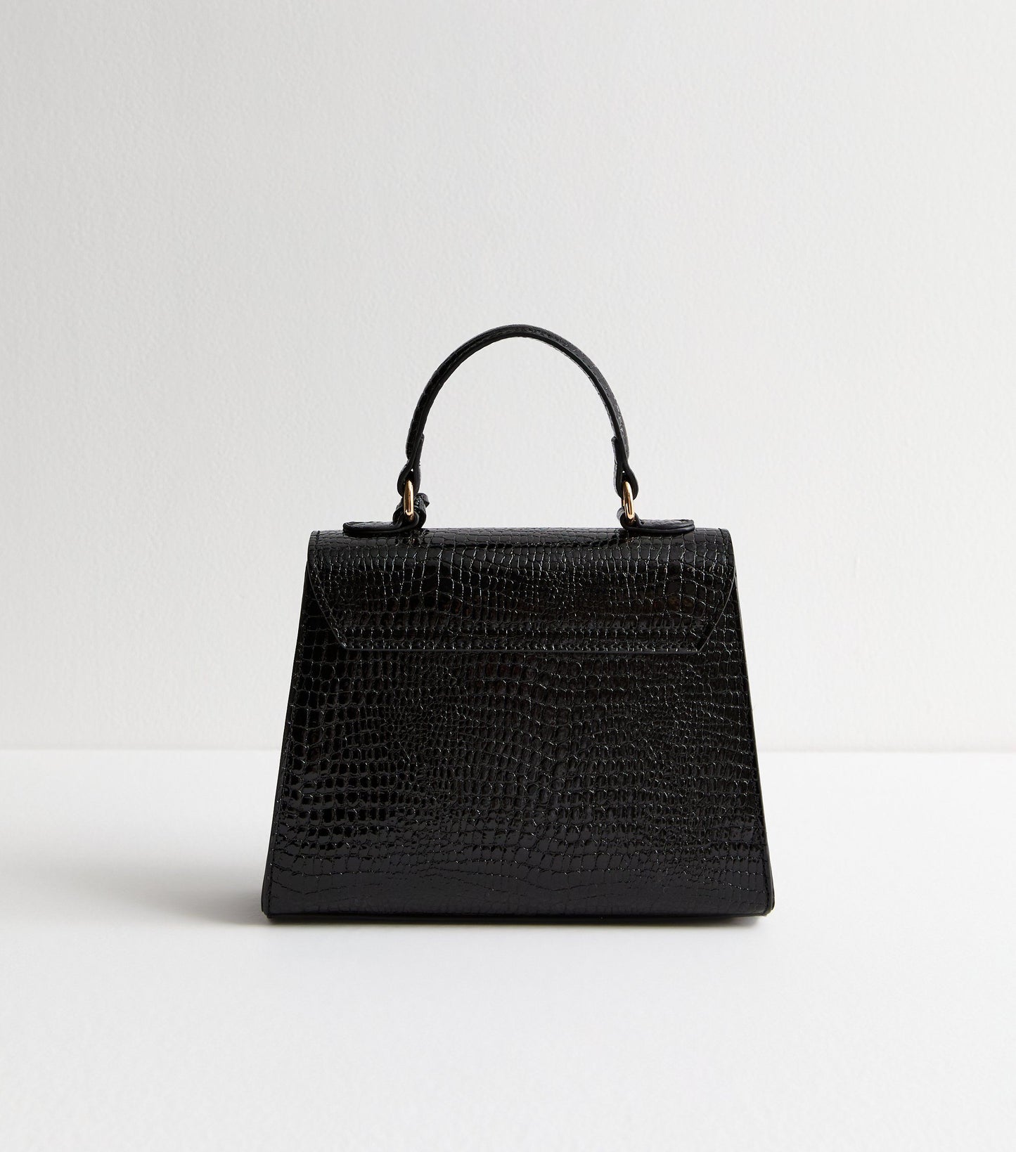 NEW LOOK CROCODILE EFFECT FAUX LEATHER CROSS BODY BAG
